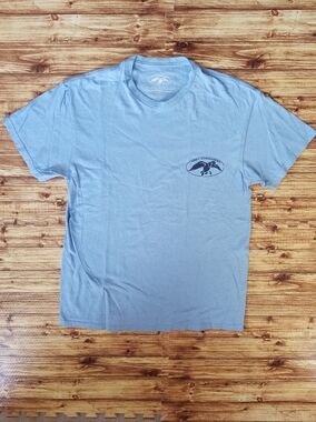 Duck Commander Medium Hunting Outdoor Men's Blue Graphic Shirt Dynasty Revival